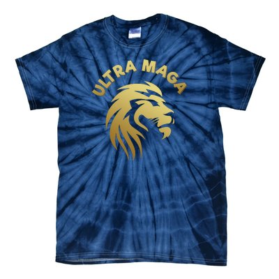 Ultra MAGA Lion Tie-Dye T-Shirt