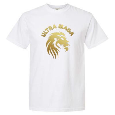 Ultra MAGA Lion Garment-Dyed Heavyweight T-Shirt