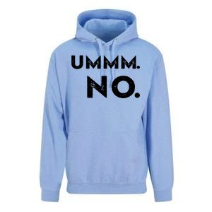 Umm No Funny Sarcastic Saying Unisex Surf Hoodie