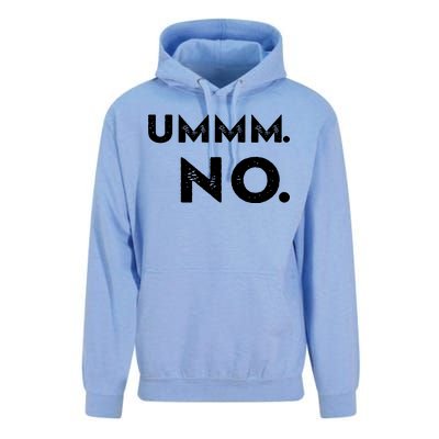 Umm No Funny Sarcastic Saying Unisex Surf Hoodie