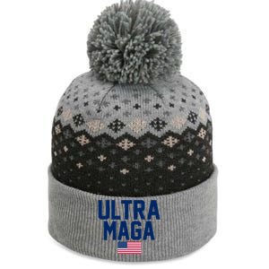 Ultra Maga Make American Great Again The Baniff Cuffed Pom Beanie