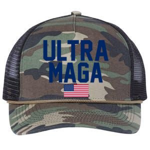 Ultra Maga Make American Great Again Retro Rope Trucker Hat Cap