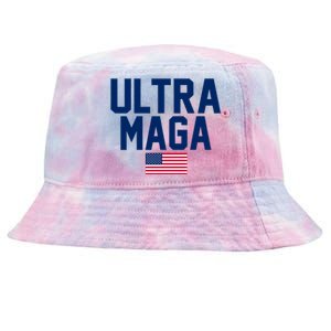 Ultra Maga Make American Great Again Tie-Dyed Bucket Hat