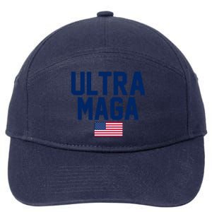 Ultra Maga Make American Great Again 7-Panel Snapback Hat