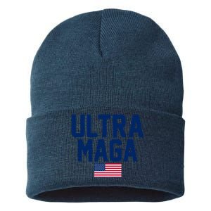 Ultra Maga Make American Great Again Sustainable Knit Beanie