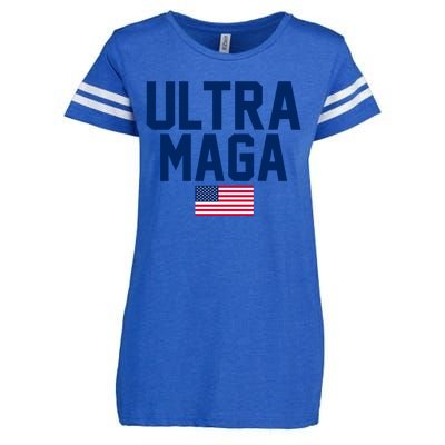 Ultra Maga Make American Great Again Enza Ladies Jersey Football T-Shirt