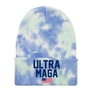 Ultra Maga Make American Great Again Tie Dye 12in Knit Beanie