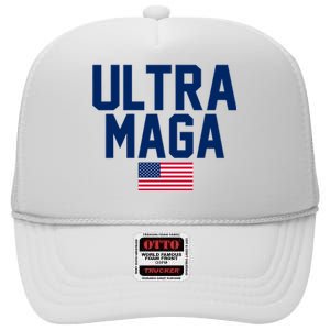 Ultra Maga Make American Great Again High Crown Mesh Back Trucker Hat