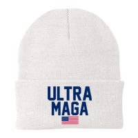 Ultra Maga Make American Great Again Knit Cap Winter Beanie