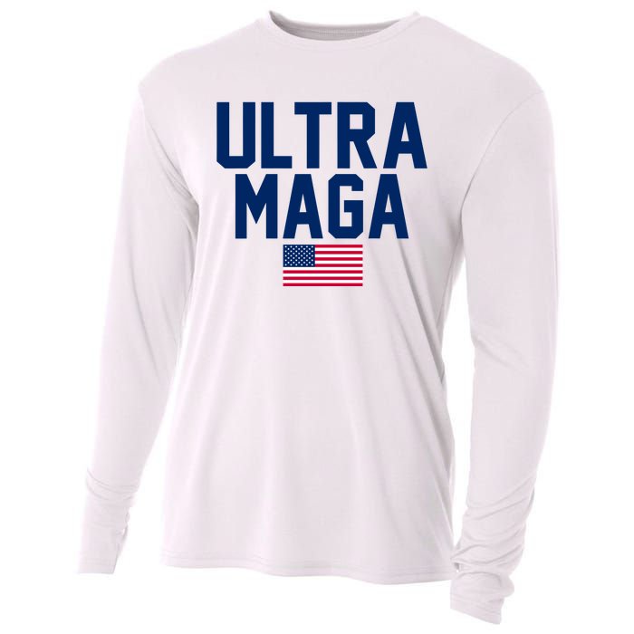 Ultra Maga Make American Great Again Cooling Performance Long Sleeve Crew