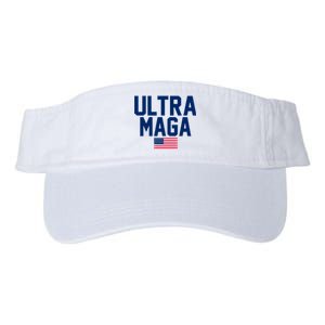 Ultra Maga Make American Great Again Valucap Bio-Washed Visor