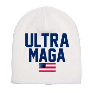 Ultra Maga Make American Great Again Short Acrylic Beanie