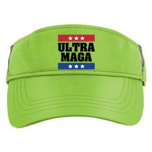 Ultra Maga | Make America Great Again | Trump 2024 Adult Drive Performance Visor