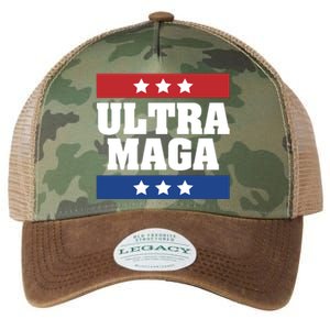 Ultra Maga | Make America Great Again | Trump 2024 Legacy Tie Dye Trucker Hat