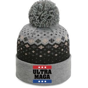 Ultra Maga | Make America Great Again | Trump 2024 The Baniff Cuffed Pom Beanie