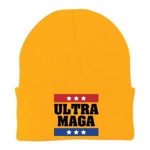 Ultra Maga | Make America Great Again | Trump 2024 Knit Cap Winter Beanie