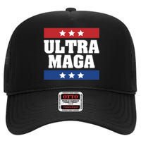 Ultra Maga | Make America Great Again | Trump 2024 High Crown Mesh Back Trucker Hat