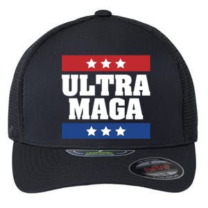 Ultra Maga | Make America Great Again | Trump 2024 Flexfit Unipanel Trucker Cap