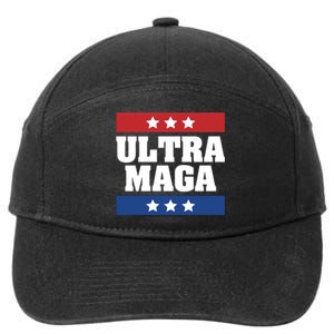 Ultra Maga | Make America Great Again | Trump 2024 7-Panel Snapback Hat