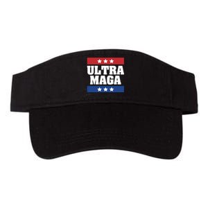 Ultra Maga | Make America Great Again | Trump 2024 Valucap Bio-Washed Visor