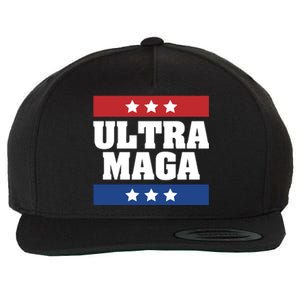 Ultra Maga | Make America Great Again | Trump 2024 Wool Snapback Cap