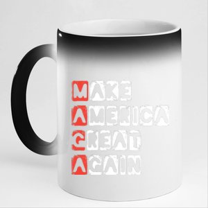 Ultra Maga Make America Great Again 11oz Black Color Changing Mug