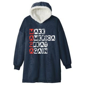 Ultra Maga Make America Great Again Hooded Wearable Blanket