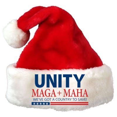 Unity Maga Maha We Are Got A Country To Save Premium Christmas Santa Hat