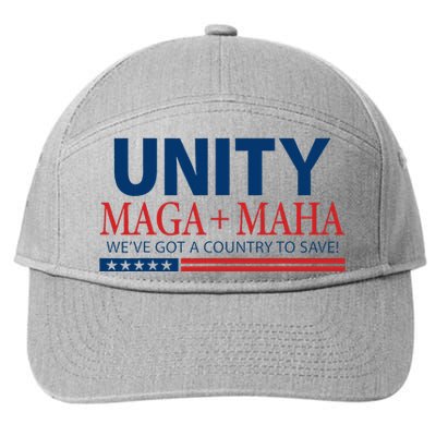 Unity Maga Maha We Are Got A Country To Save 7-Panel Snapback Hat