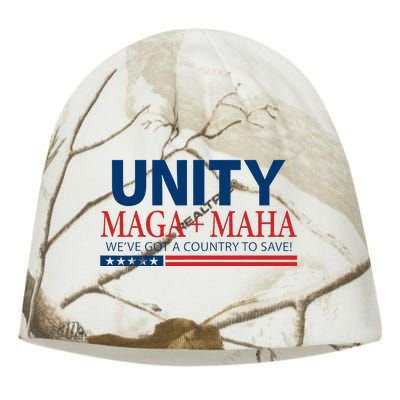 Unity Maga Maha We Are Got A Country To Save Kati - Camo Knit Beanie