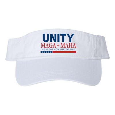 Unity Maga Maha We Are Got A Country To Save Valucap Bio-Washed Visor