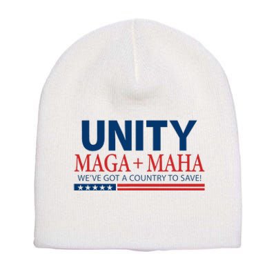 Unity Maga Maha We Are Got A Country To Save Short Acrylic Beanie