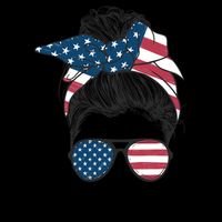 Ultra MAGA Messy Bun Parody Trump 2024 Anti Biden Mug