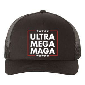 Ultra Mega Maga Trump Liberal Supporter Republican Family Yupoong Adult 5-Panel Trucker Hat