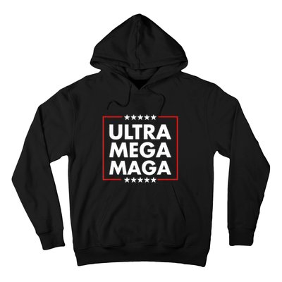 Ultra Mega Maga Trump Liberal Supporter Republican Family Hoodie