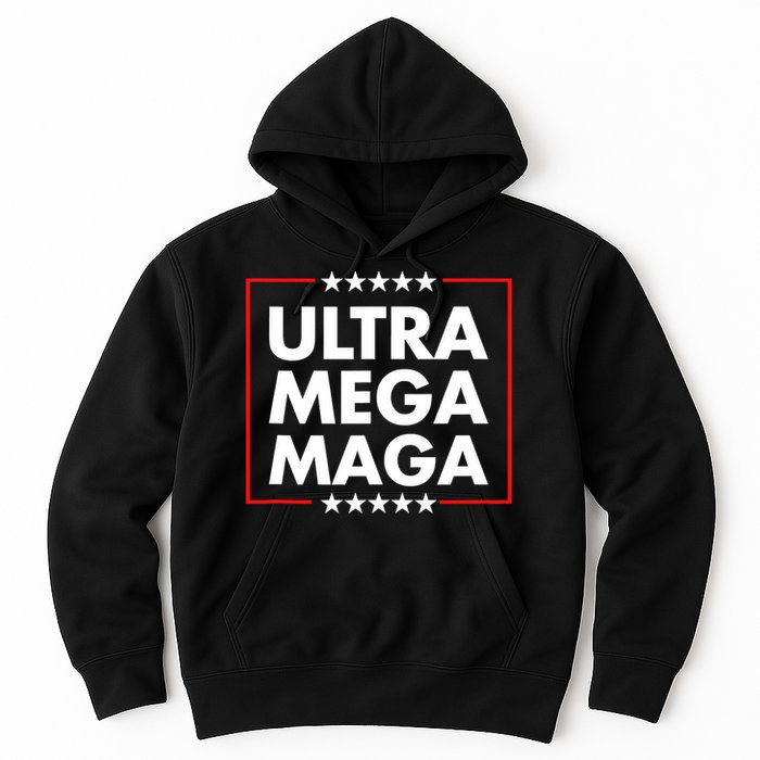 Ultra Mega Maga Trump Liberal Supporter Republican Family Hoodie