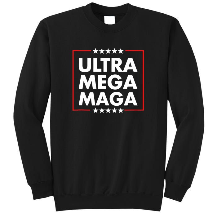 Ultra Mega Maga Trump Liberal Supporter Republican Family Sweatshirt