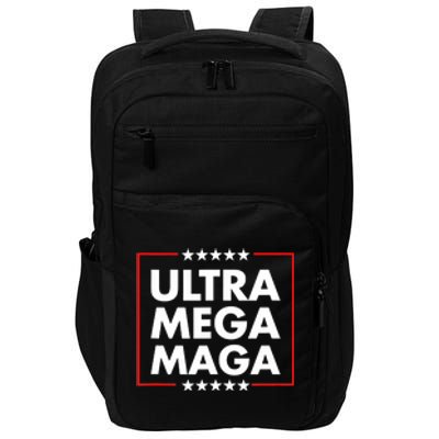 Ultra Mega Maga Trump Liberal Supporter Republican Family Impact Tech Backpack