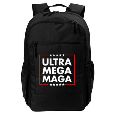 Ultra Mega Maga Trump Liberal Supporter Republican Family Daily Commute Backpack