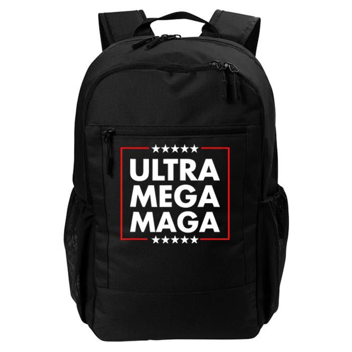 Ultra Mega Maga Trump Liberal Supporter Republican Family Daily Commute Backpack