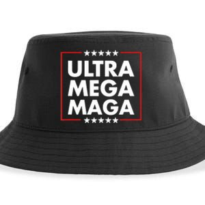 Ultra Mega Maga Trump Liberal Supporter Republican Family Sustainable Bucket Hat