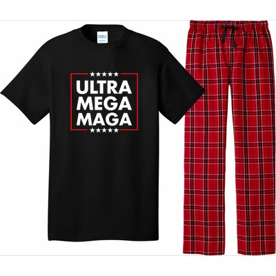 Ultra Mega Maga Trump Liberal Supporter Republican Family Pajama Set