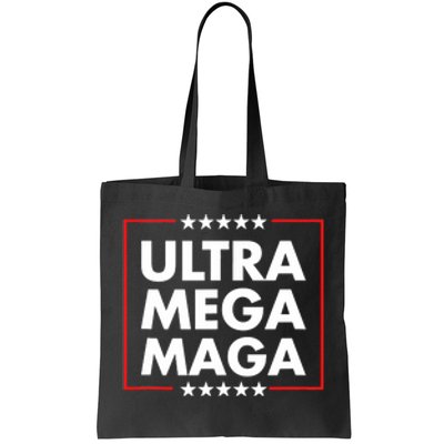 Ultra Mega Maga Trump Liberal Supporter Republican Family Tote Bag