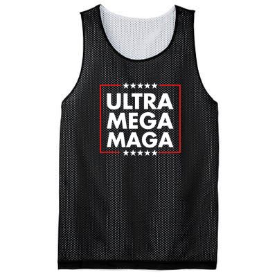 Ultra Mega Maga Trump Liberal Supporter Republican Family Mesh Reversible Basketball Jersey Tank