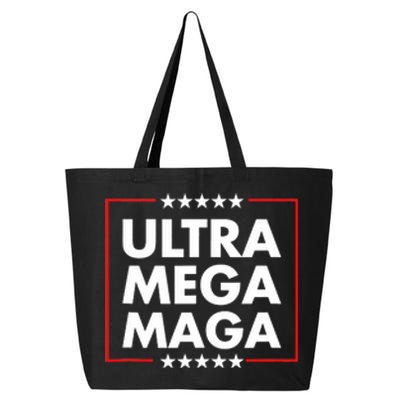 Ultra Mega Maga Trump Liberal Supporter Republican Family 25L Jumbo Tote