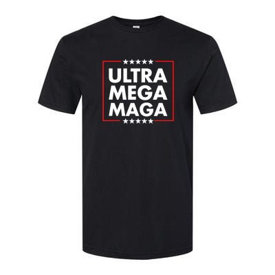 Ultra Mega Maga Trump Liberal Supporter Republican Family Softstyle CVC T-Shirt