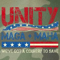 Unity Maga Maha WeVe Got A Country To Save American Flag Legacy Tie Dye Trucker Hat