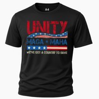 Unity Maga Maha WeVe Got A Country To Save American Flag Performance Shirt