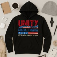 Unity Maga Maha WeVe Got A Country To Save American Flag Hoodie