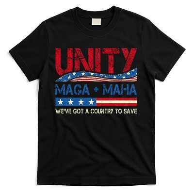 Unity Maga Maha WeVe Got A Country To Save American Flag T-Shirt